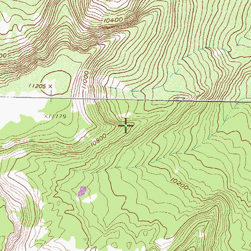 Topographic Map of Masonic Monument, CO