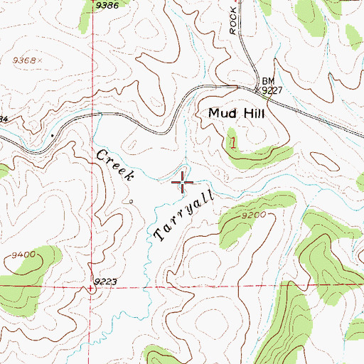 Topographic Map of Michigan Creek, CO