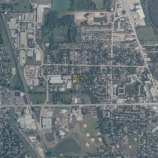 Aerial/Satellite Image of Northside Park, IL