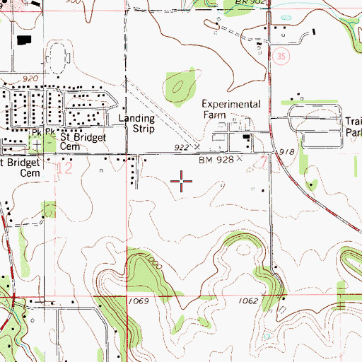 Topographic Map of River Falls High School, WI