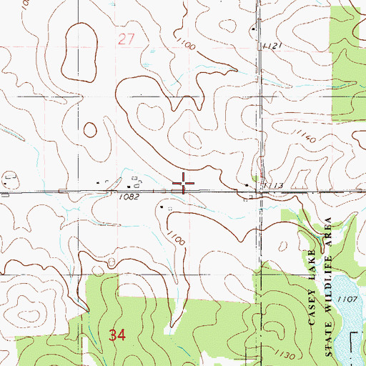 Topographic Map of Liberty School (historical), WI