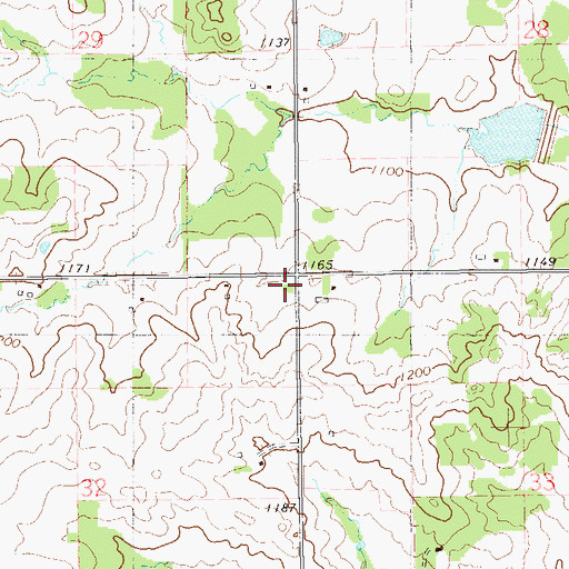 Topographic Map of Pine Heights School (historical), WI