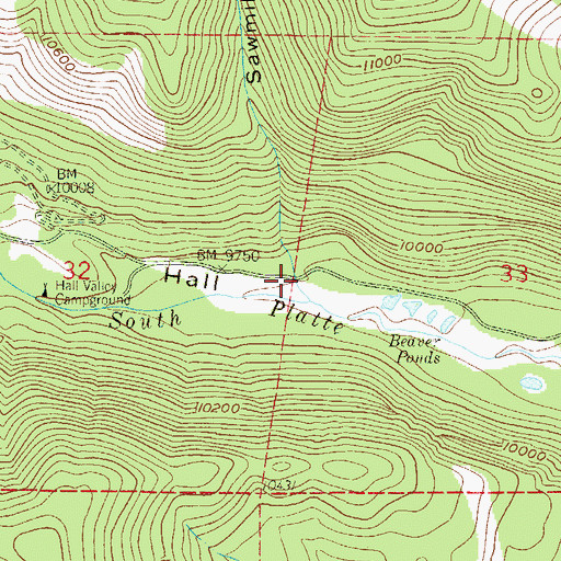 Topographic Map of Sawmill Gulch, CO