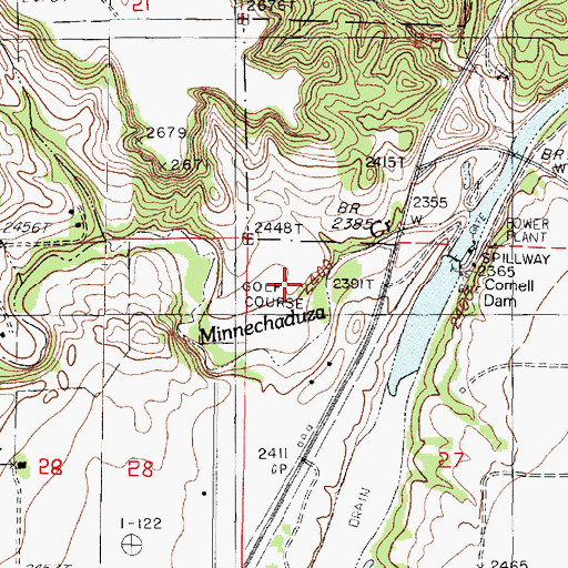 Topographic Map of Deer Park Country Club, NE