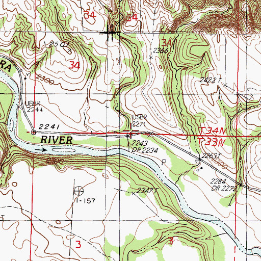 Topographic Map of Conners Campground, NE