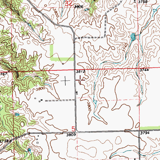 Topographic Map of Albany (historical), NE
