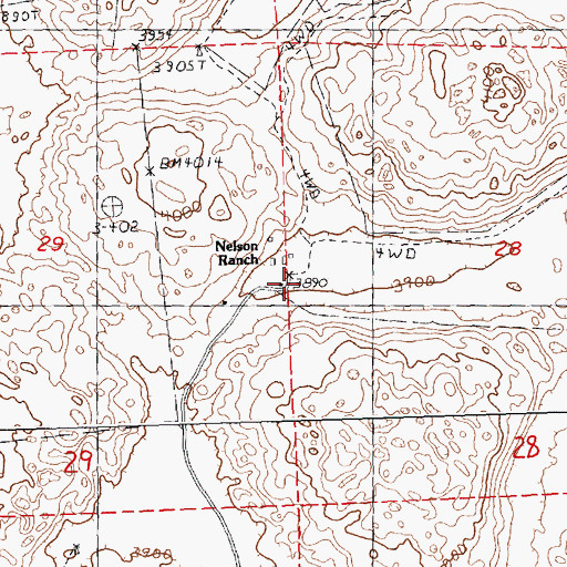 Topographic Map of Golden Rule Public School, NE
