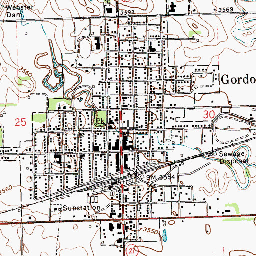 Topographic Map of Wesleyan Gospel Chapel, NE
