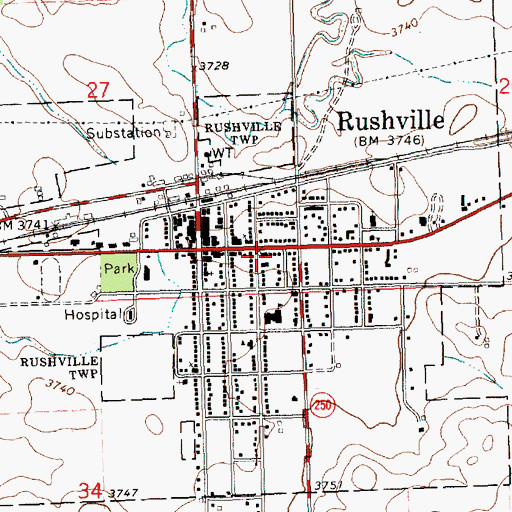 Topographic Map of Sheridan County Sheriff's Office, NE
