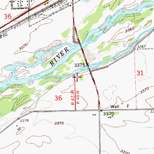 Topographic Map of McGreer Camper Park, NE