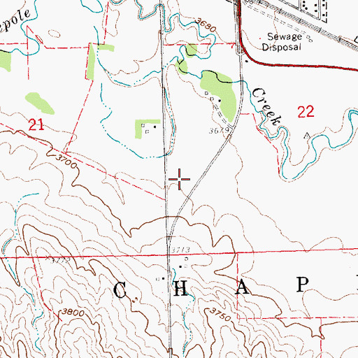 Topographic Map of Nine Mile Station (historical), NE