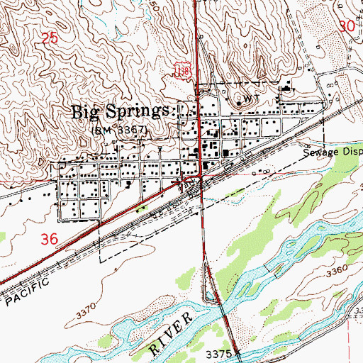 Topographic Map of Eiker Park, NE