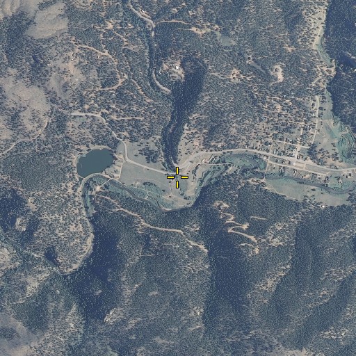 Aerial/Satellite Image of Pine Gulch, CO