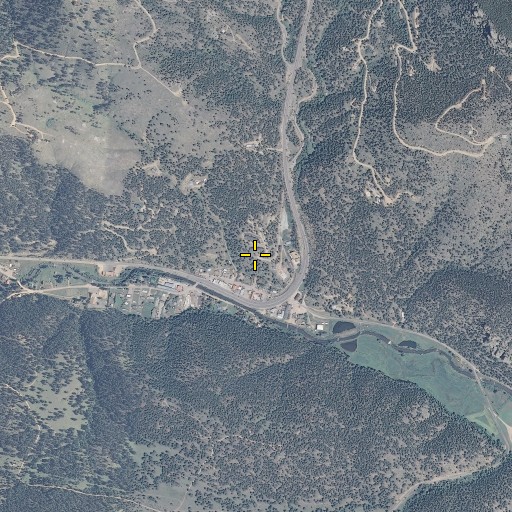 Aerial/Satellite Image of Bailey Ranger Station, CO