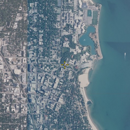 Aerial/Satellite Image of Harris Hall, IL