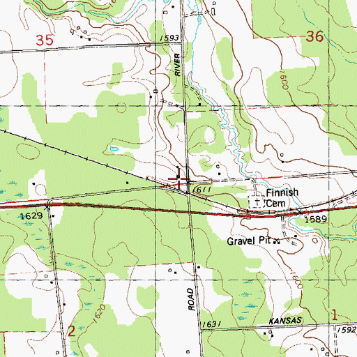 Topographic Map of Pershing Junior High School (historical), WI
