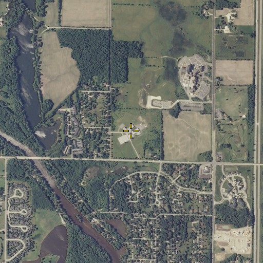 Aerial/Satellite Image of Oriole Lane Elementary School, WI