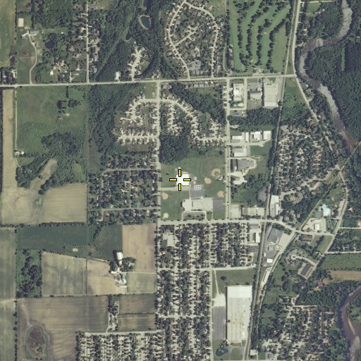 Aerial/Satellite Image of Woodview Elementary School, WI