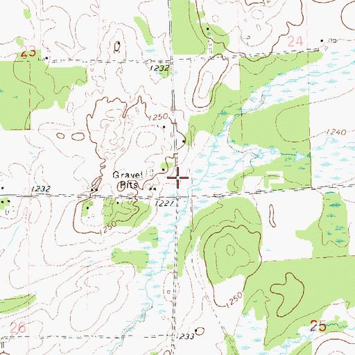 Topographic Map of Sunnyside School (historical), WI