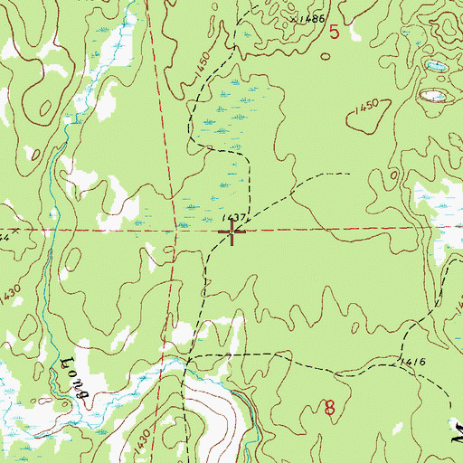 Topographic Map of Old Jackson Camp (historical), WI