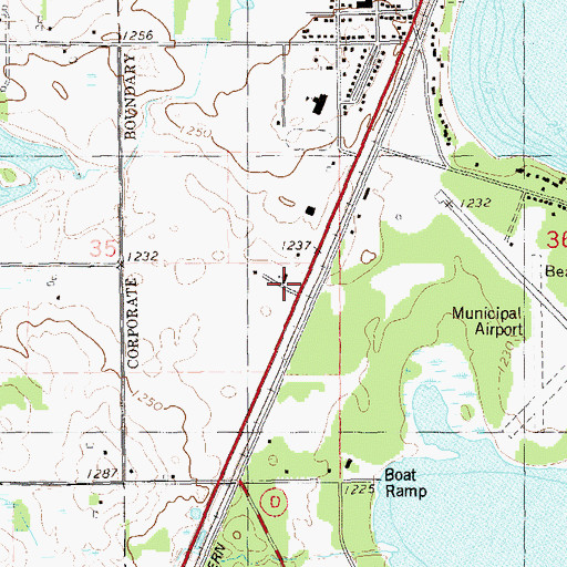 Topographic Map of Kingdom Hall of Jehovahs Witnesses, WI