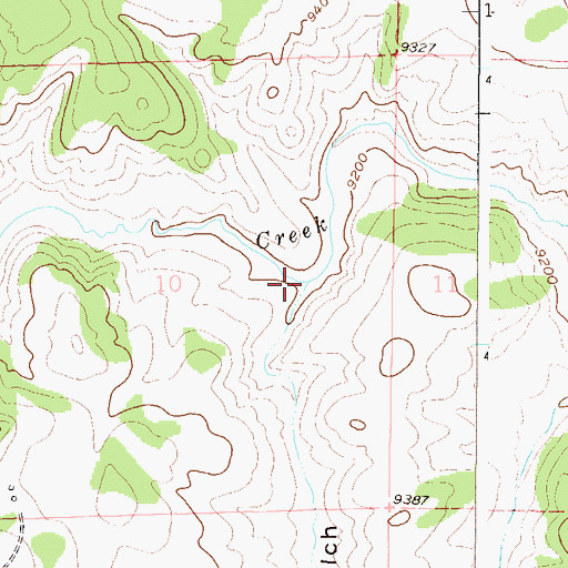 Topographic Map of Indian Gulch, CO