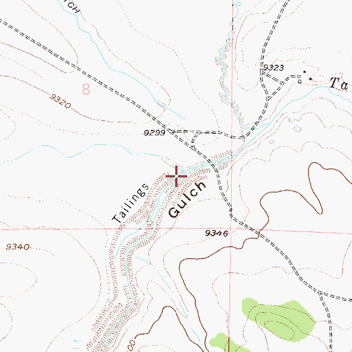 Topographic Map of North Branch Park Gulch, CO