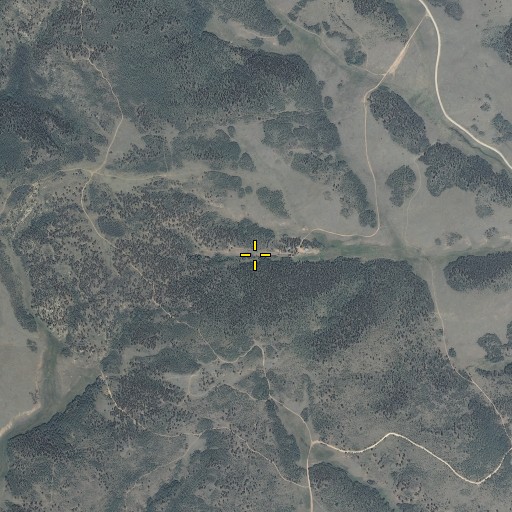 Aerial/Satellite Image of Bed Spring, CO