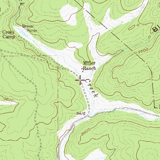 Topographic Map of Black Canyon, CO