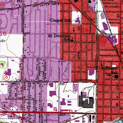 Topographic Map of Calvin Christian Reformed Church, WI