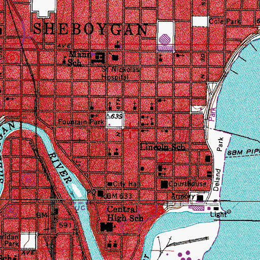 Topographic Map of Friendship House, WI