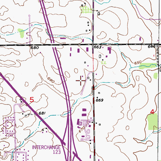Topographic Map of Grace Presbyterian Church, WI