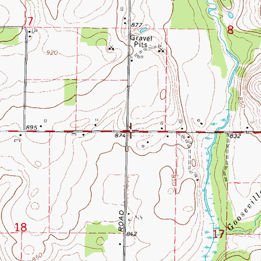 Topographic Map of Lafollette School (historical), WI