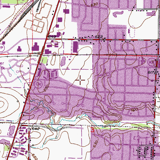 Topographic Map of Optimist Park, WI
