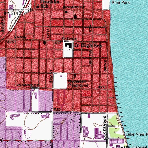 Topographic Map of Our Saviours Lutheran Church, WI