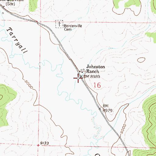 Topographic Map of Rees Gulch, CO