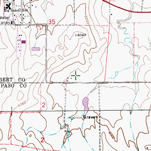 Topographic Map of Liptrap Single Grave, CO