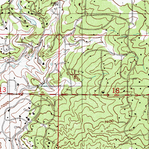 Topographic Map of The Church at the Woodmoor Columbarium, CO