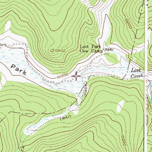 Topographic Map of Willow Gulch, CO