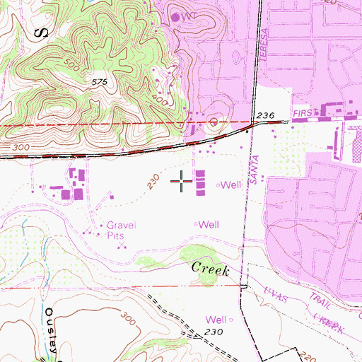 Topographic Map of Conrotto Winery, CA