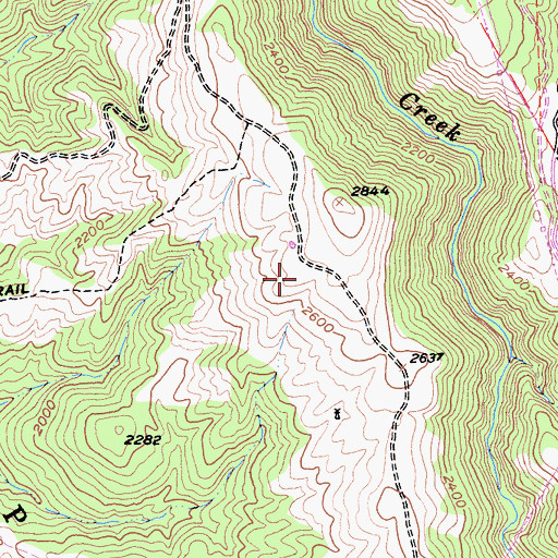 Topographic Map of Joseph D Grant County Park, CA