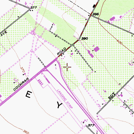 Topographic Map of Saint Louise Health Center (historical), CA