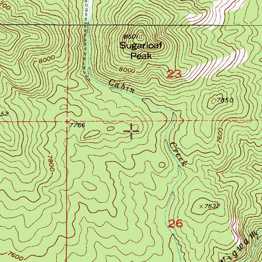 Topographic Map of Spruce Grove Campground, CO