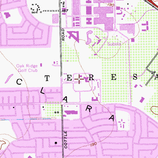 Topographic Map of Kaiser Permanente San Jose Medical Center, CA