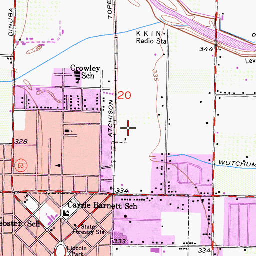 Topographic Map of Ruiz Park, CA