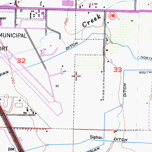 Topographic Map of Valley Oaks Golf Course, CA
