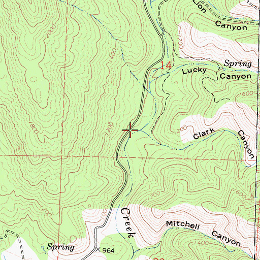 Topographic Map of Elder Creek, CA
