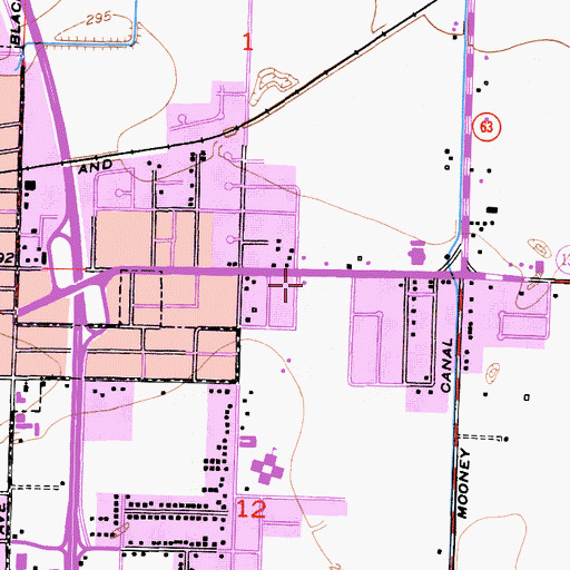 Topographic Map of Veterans Memorial Building, CA