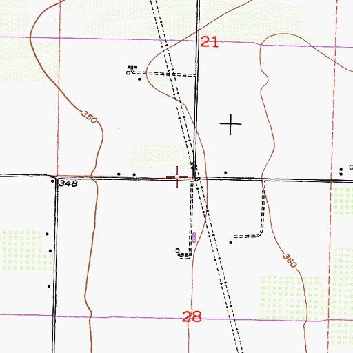 Topographic Map of Pleasant Grove (historical), CA