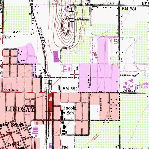 Topographic Map of Apostolic Assembly of God Church, CA